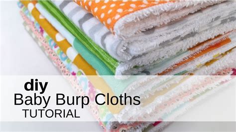 diy burp cloths